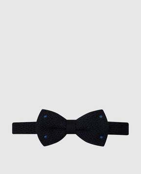Stefano Ricci Children's black bowtie made of cashmere and silk YHTSR1001
