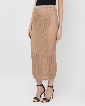 Balmain Beige skirt 6014546M