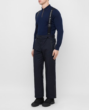 Stefano Ricci Navy blue ski suit MQT0S00010LR0002