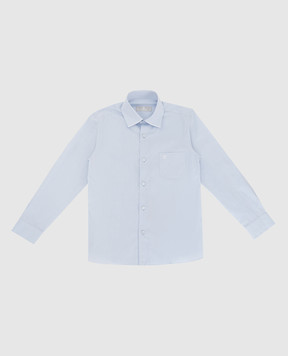 Stefano Ricci Children's blue shirt YC003556M1450