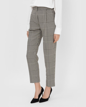 NINA RICCI Checked chinos 21ACPA005PL0365