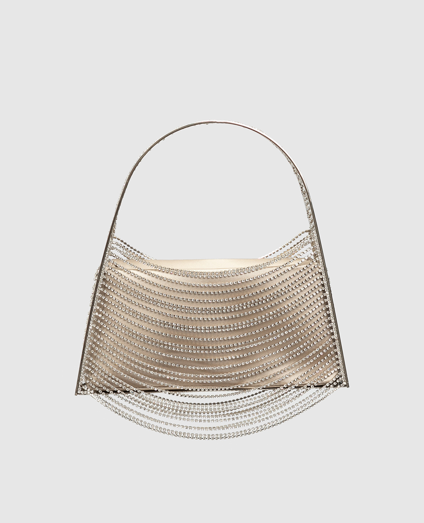 

Lucia in the Sky bag with crystals Benedetta Bruzziches, Бежевый