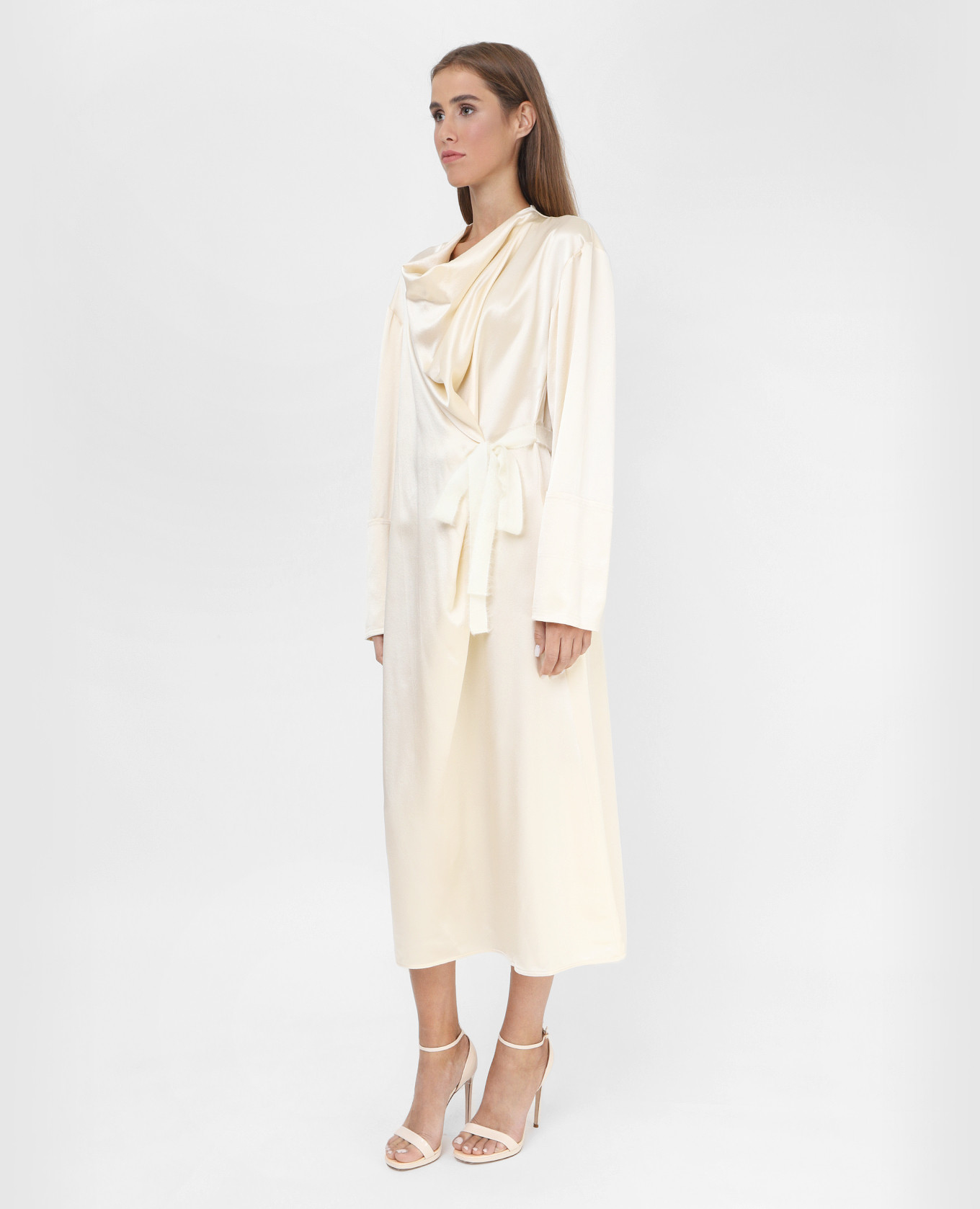 Draped silk dress Roksanda 3