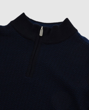 Stefano Ricci Patterned wool jumper for children KY02018L01Y18404