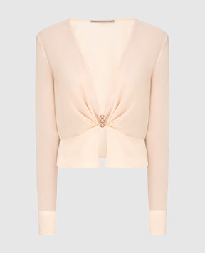 Ermanno Scervino Beige silk blouse D282K713GET