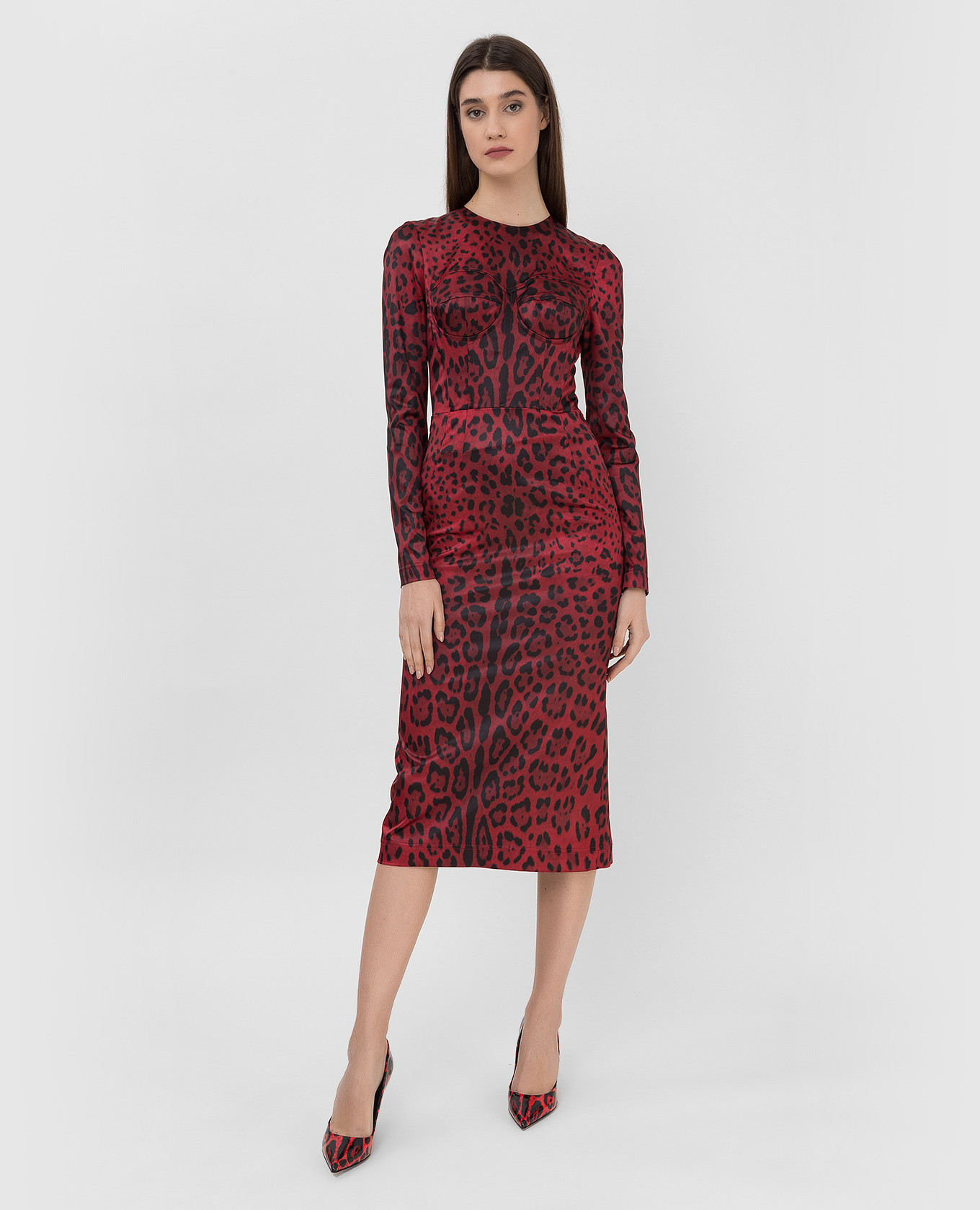 Animal print midi dress Dolce&Gabbana 2