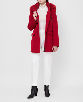 Heresis Red wool coat P1080VO