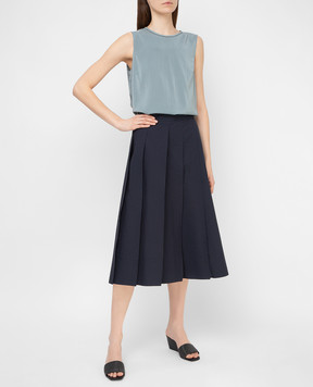 Brunello Cucinelli Navy blue skirt M0F79G2935