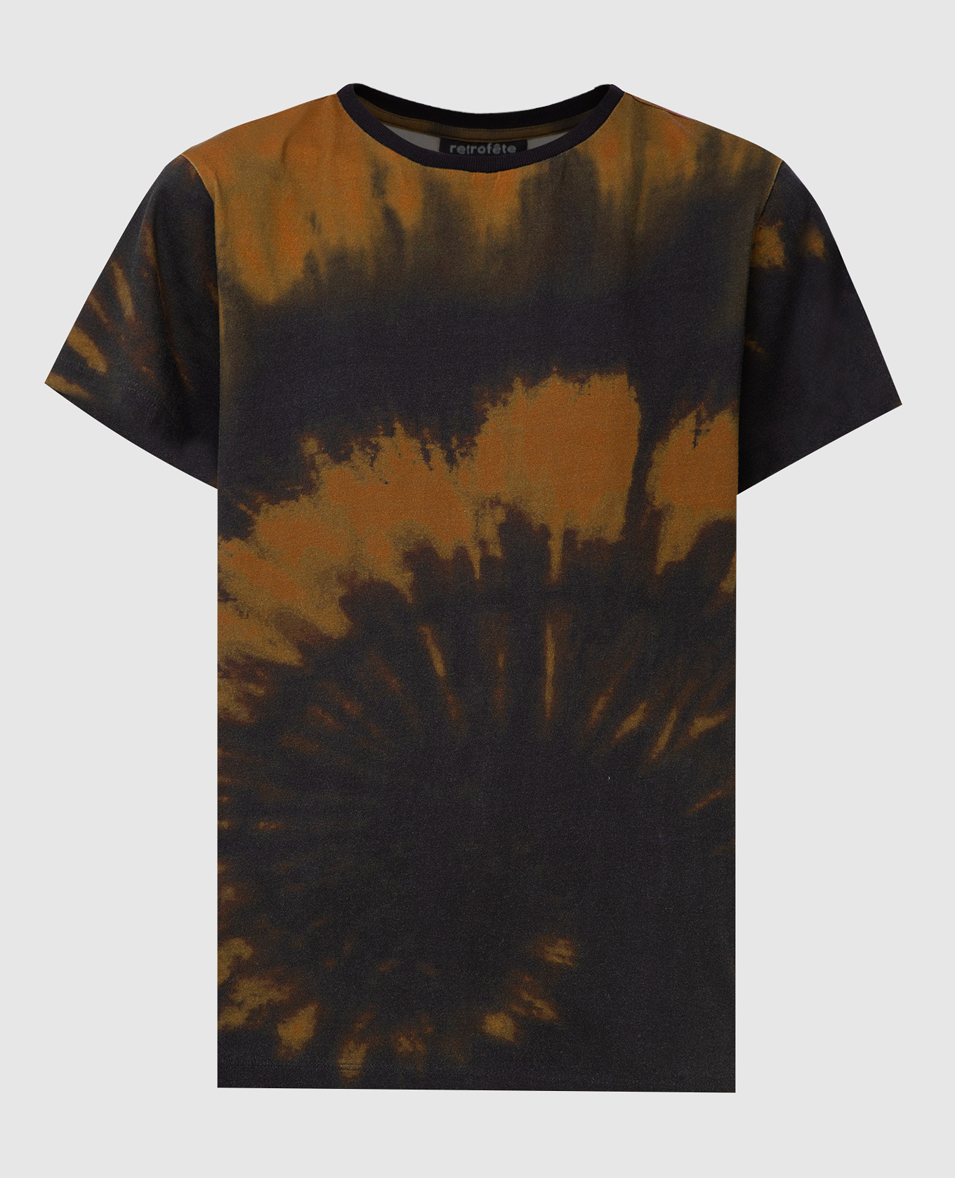 

Black T-shirt Retrofete, Черный