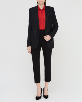 Saint Laurent Red silk blouse 395733
