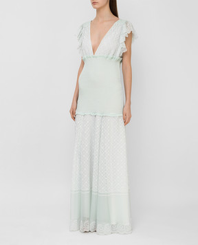 Philosophy di Lorenzo Serafini Light green dress A0418