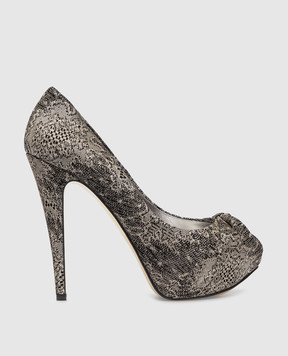Gina Silver shoes 4598