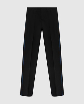Stefano Ricci Children's wool trousers with stripes Y2T2600001T00061