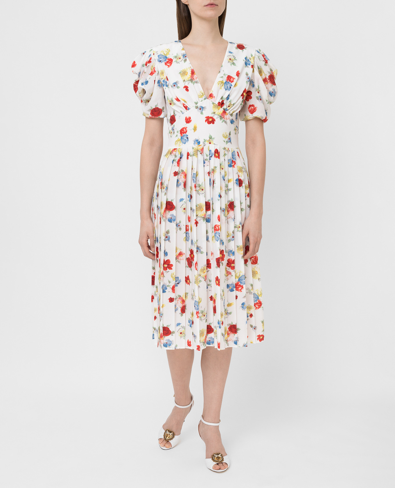 

White silk dress Ermanno Scervino
