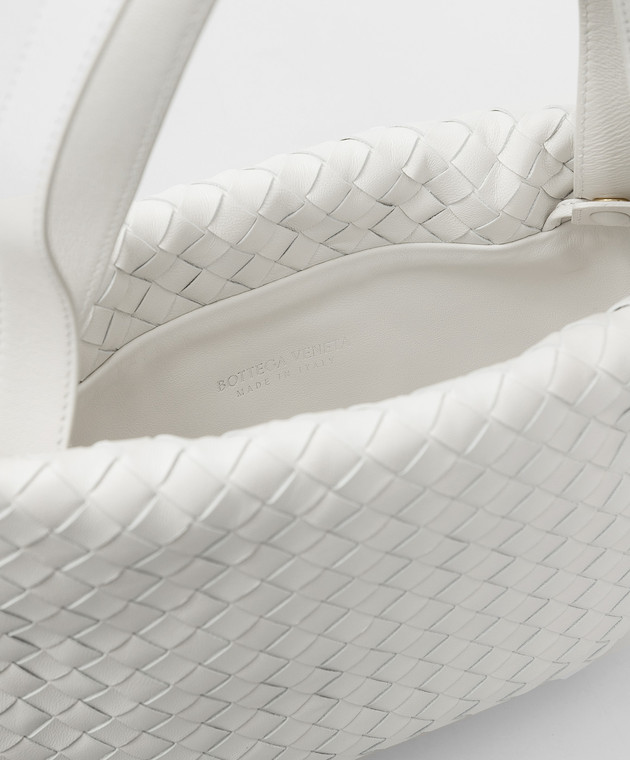 Bottega Veneta - White leather bag with 