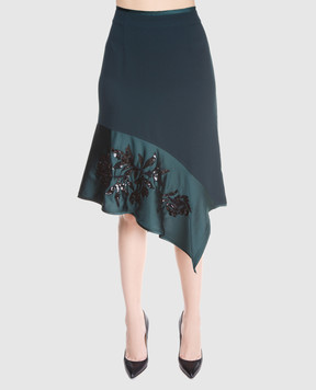 PAROSH Emerald skirt D620216R