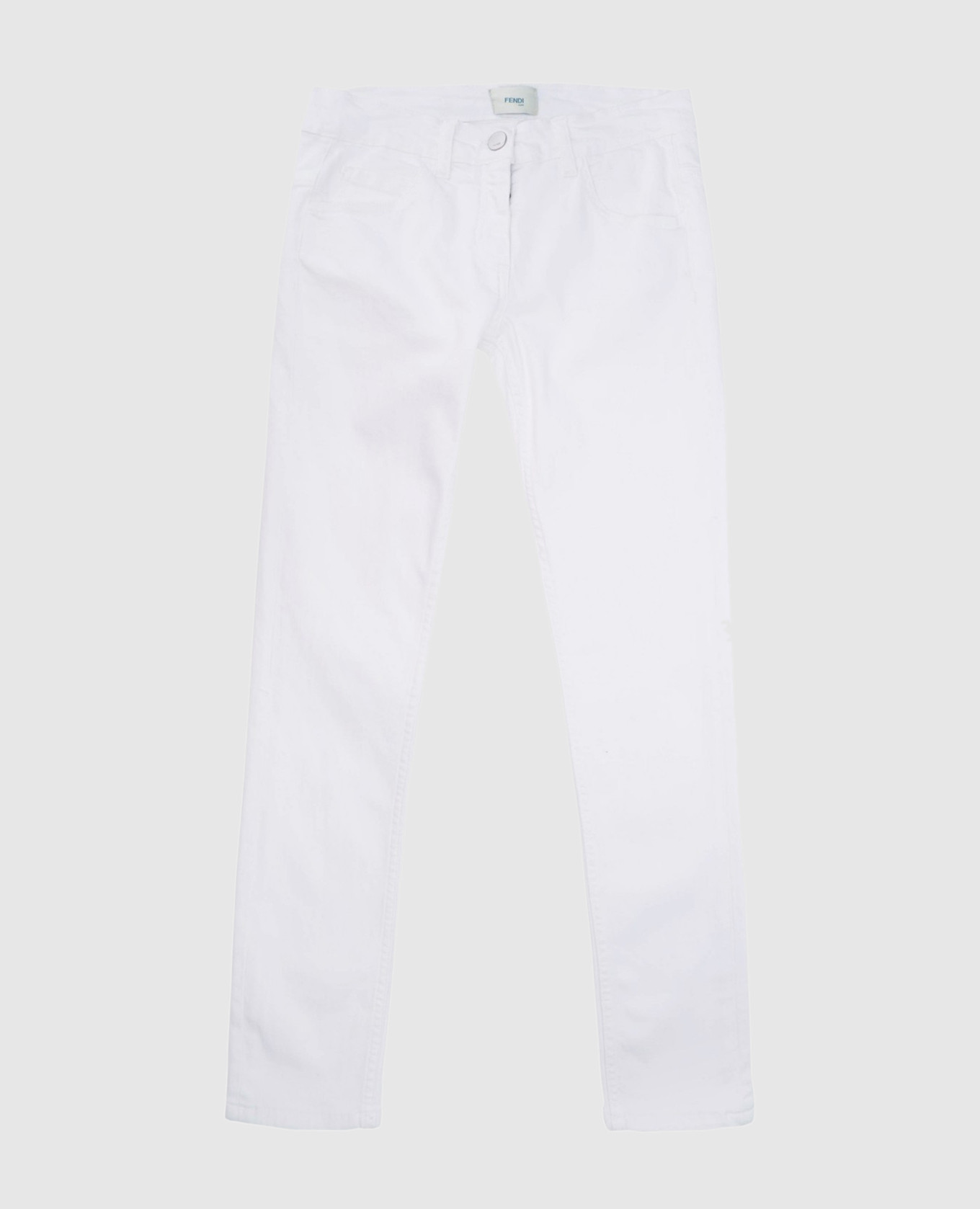 

Children's white jeans Fendi