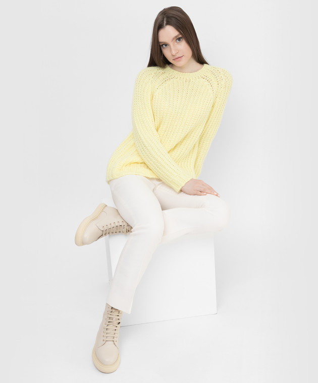 Red Valentino - Yellow sweater XR3KC12G6C2 - shop with European