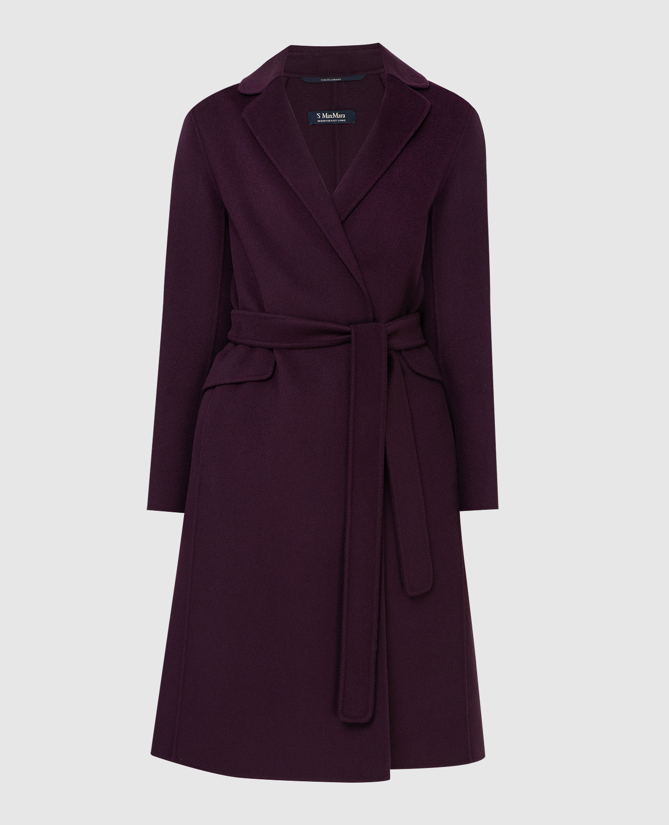 Purple polly wool coat max mara