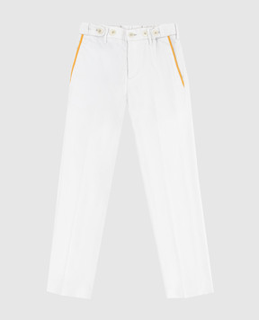Stefano Ricci Children's light gray trousers Y1T0G90T00CTA105