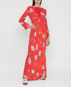 Armani Coral silk dress TAA31T