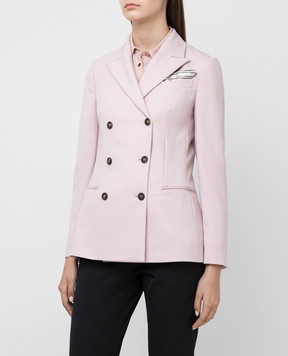 Brunello Cucinelli Pink wool jacket MA1718869P