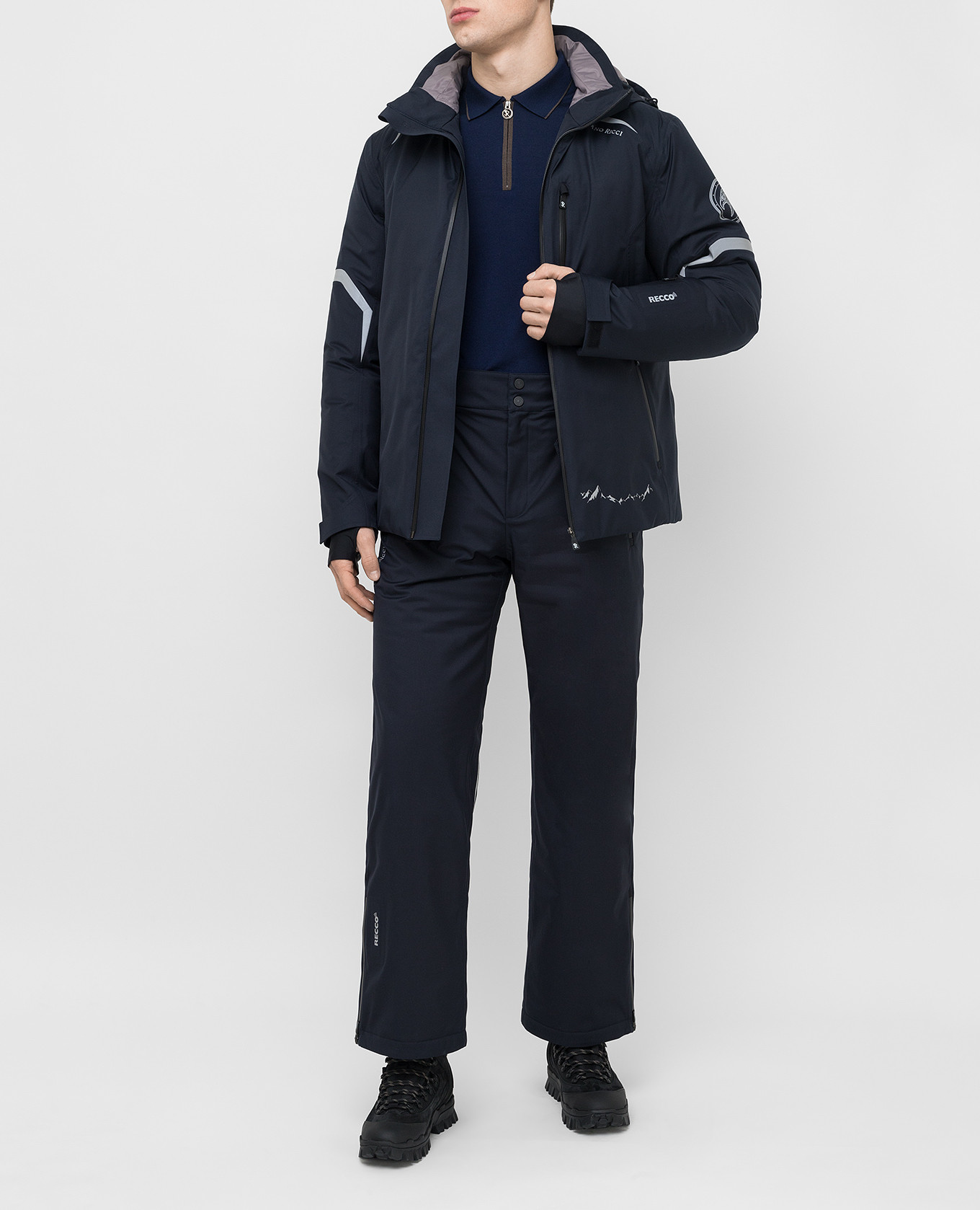 

Navy blue ski suit Stefano Ricci