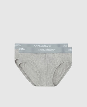 Dolce&Gabbana Children's set of gray panties L4J700G7OCT