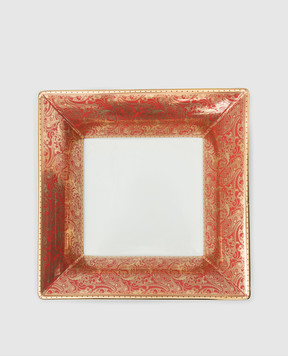 Stefano Ricci Porcelain dish in a paisley pattern OAST24VELIN6