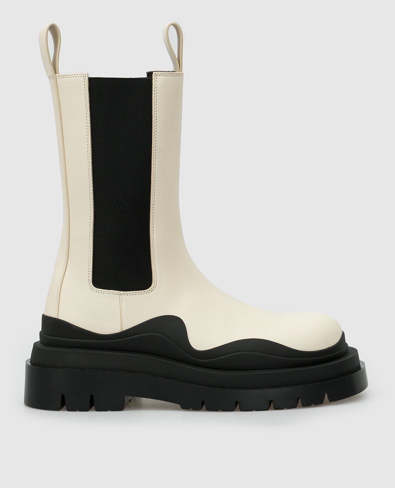 

Chelsea high boots "BV Tire" Bottega Veneta, Бежевый