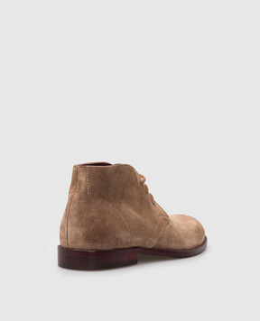 Stefano Ricci Baby Beige Suede Deserts YR59CG8015SD