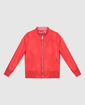 Stefano Ricci Children's red jacket with logo YUJ8200020LT0002