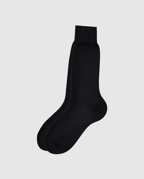 Stefano Ricci Navy blue socks C009UN0006C009UN