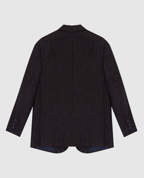 Stefano Ricci Children's jacket in cashmere, wool and silk Y1RF7322T7BI20HC