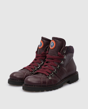 Stefano Ricci Children's leather boots with emblem YRU30G859SKTSC