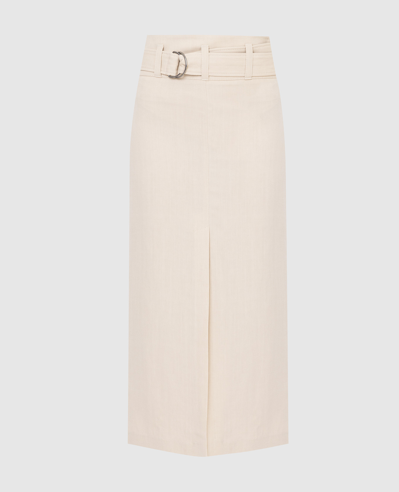 Light beige slit skirt Brunello Cucinelli