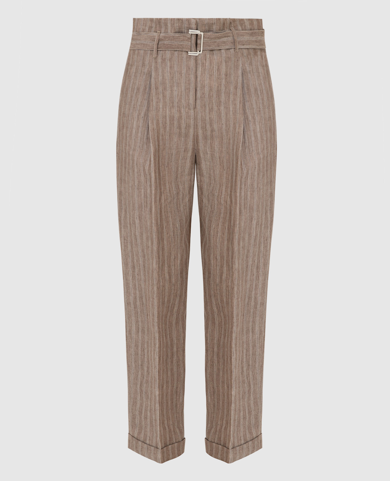 

Beige linen trousers Peserico