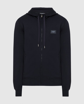 Dolce&Gabbana Navy blue logo sweatshirt G9PD2TFU7DU
