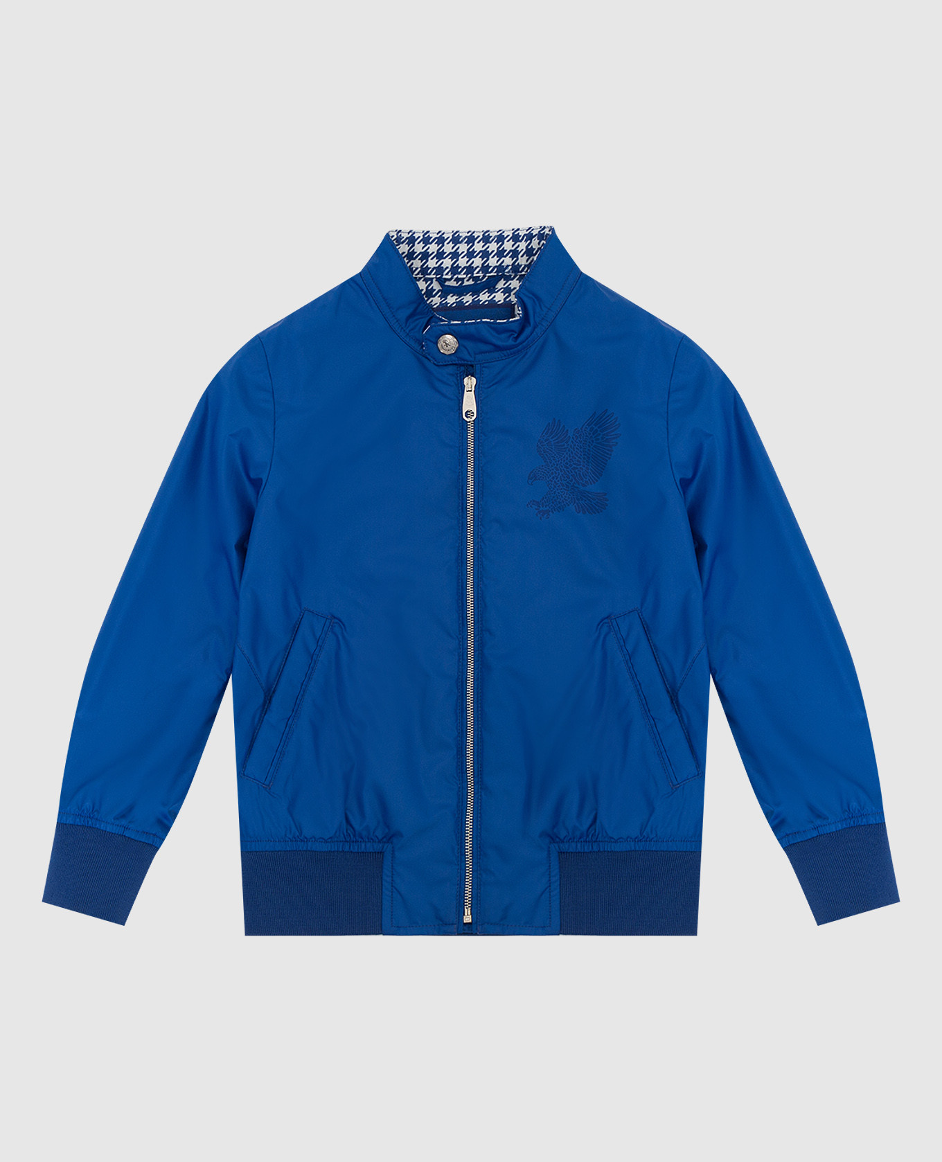 

Children's blue jacket with emblem Stefano Ricci, Синий