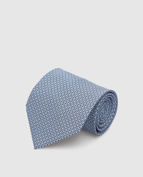 Stefano Ricci Blue patterned silk tie CH31051