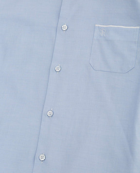 Stefano Ricci Children's blue shirt in a pattern YC004124LJ1819