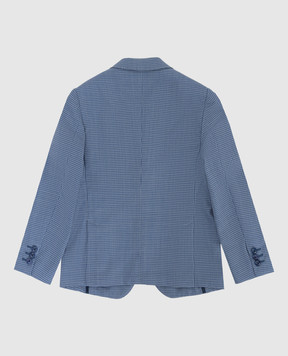 Stefano Ricci Children's patterned wool blazer Y1RSGD2300W902