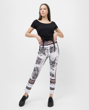 Philosophy di Lorenzo Serafini Trousers in contrasting print A03177157