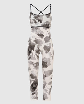 Fendi Jumpsuit in floral print FAJ022AESH