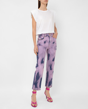 Versace Jeans Couture Lilac tie-dye jeans A1HWA0TNAOB7Z