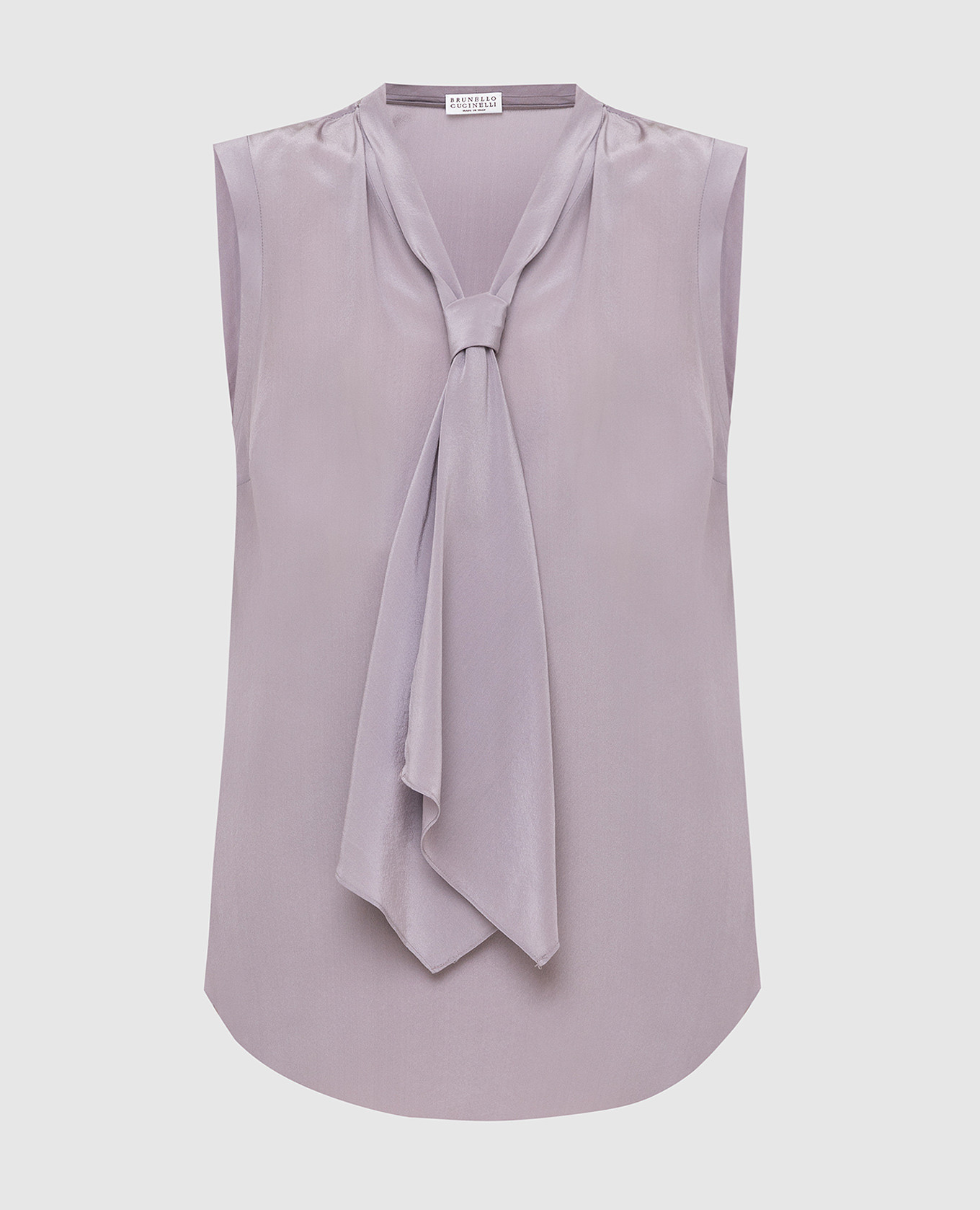 

Lilac silk top Brunello Cucinelli, Violet