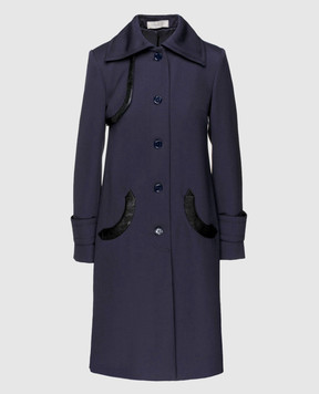 NINA RICCI Navy wool coat 17HCMA016WV0220