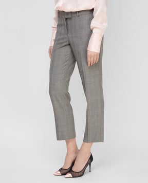 Ermanno Scervino Gray wool trousers D346P700BCB