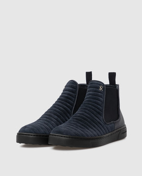 Stefano Ricci Children's suede chelsea YRU02G8109SDWY