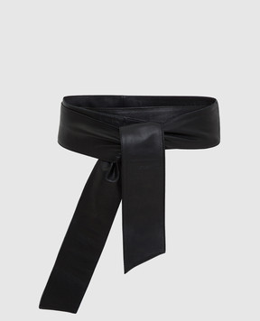 Marco Schera Vanoli Black leather belt FUSCIACCA